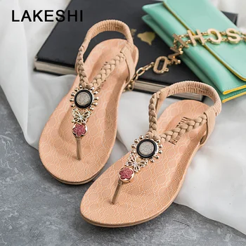 Summer Women Sandals T-Strap Shoes Ladies Shoes Flat Sandals Bohemian Flip Flops Women Shoes Roman Casual Beach Sandals Slip-On
Summer Women Sandals T-Strap Shoes Ladies Shoes Flat Sandals Bohemian Flip Flops Women Shoes Roman Casual Beach Sandals Slip-On