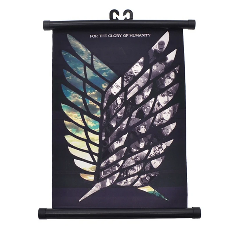 Japanese Anime Attack on Titan Wings of Liberty Canvas Waterproof Scroll Painting Home Bar Cafe Wall Modern Art Decor Poster
Japanese Anime Attack on Titan Wings of Liberty Canvas Waterproof Scroll Painting Home Bar Cafe Wall Modern Art Decor Poster