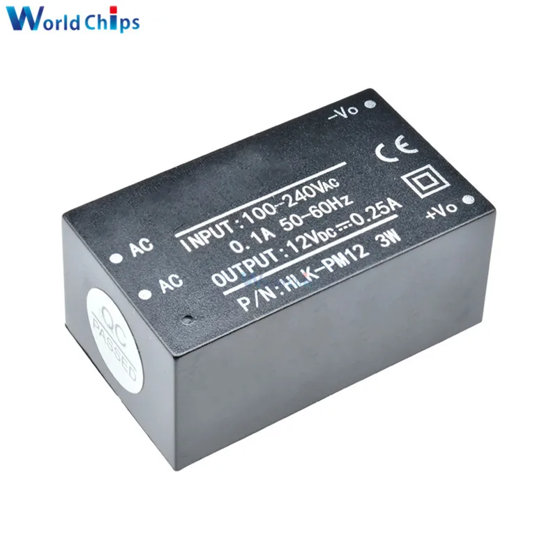 AC-DC 220V to 12V Buck Step Down Power Supply Module Converter Intelligent Household Switch HLK-PM12 UL/CE
AC-DC 220V to 12V Buck Step Down Power Supply Module Converter Intelligent Household Switch HLK-PM12 UL/CE