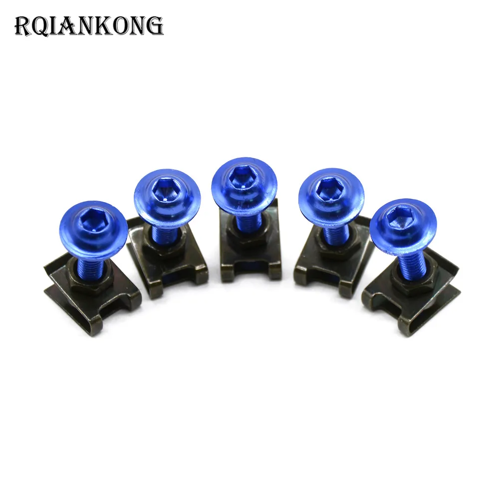 5pcs Motorcycle Fairing Bolts M6 Spire Fastener Clips Screw Spring Bolts Nuts For HONDA CBR125R CBR300R CB300F CBR500R/CB500F/X
5pcs Motorcycle Fairing Bolts M6 Spire Fastener Clips Screw Spring Bolts Nuts For HONDA CBR125R CBR300R CB300F CBR500R/CB500F/X