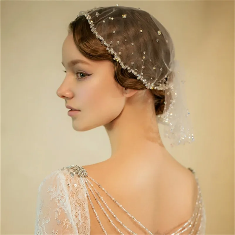 Bridal veils Wedding Veil Wedding accessorie White Tulle Ivory Beads edge Vintage Juliet Cap Veil velos de novia voile Mariage
Bridal veils Wedding Veil Wedding accessorie White Tulle Ivory Beads edge Vintage Juliet Cap Veil velos de novia voile Mariage