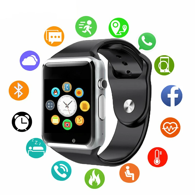 2019 New A1 WristWatch Bluetooth Smart Watch Sport Pedometer With SIM Camera Smartwatch Men Women for Android HUAWEI PKGT08 DZ09
2019 New A1 WristWatch Bluetooth Smart Watch Sport Pedometer With SIM Camera Smartwatch Men Women for Android HUAWEI PKGT08 DZ09