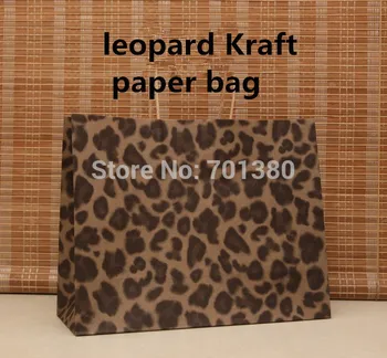 wholesale Free shipping . leopard Kraft paper bag,Festival gift bag size 33*26*12cm(100piece\lot)
wholesale Free shipping . leopard Kraft paper bag,Festival gift bag size 33*26*12cm(100piece\lot)