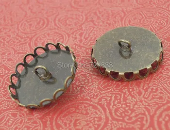 Blank Cabochon Bases Round Filigree Lace Bezel with 2 Loops Pendant Caps Connector Settings DIY Findings Antique Bronze tone
Blank Cabochon Bases Round Filigree Lace Bezel with 2 Loops Pendant Caps Connector Settings DIY Findings Antique Bronze tone