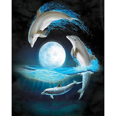 Diamond Embroidery 5D DIY Dolphins Animal Full drilling Diamond Painting cross stitch rhinestone painting wedding decor home
Diamond Embroidery 5D DIY Dolphins Animal Full drilling Diamond Painting cross stitch rhinestone painting wedding decor home