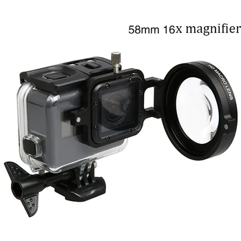 Go Pro hero 5 6 Macro Close Up 16 Magnifier 16x Magnification Lens filter and 10x magnifier adapter for GoPro Hero 5 6 7 Black
Go Pro hero 5 6 Macro Close Up 16 Magnifier 16x Magnification Lens filter and 10x magnifier adapter for GoPro Hero 5 6 7 Black