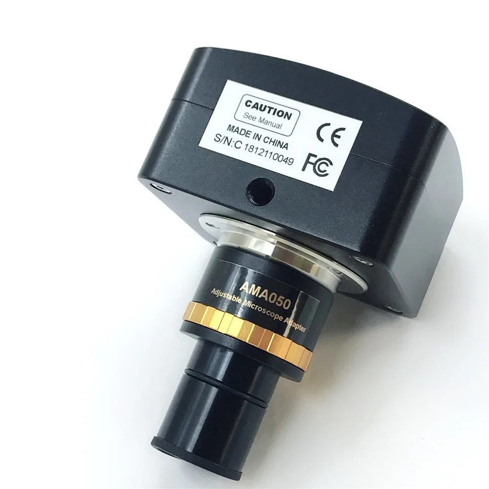 AMDSP UCMOS USB2.0 C-mount 2M Microscope Camera with Dia.23.2mm Adjustable Eyepiece Tube for Stereo Biological Microscopio
AMDSP UCMOS USB2.0 C-mount 2M Microscope Camera with Dia.23.2mm Adjustable Eyepiece Tube for Stereo Biological Microscopio