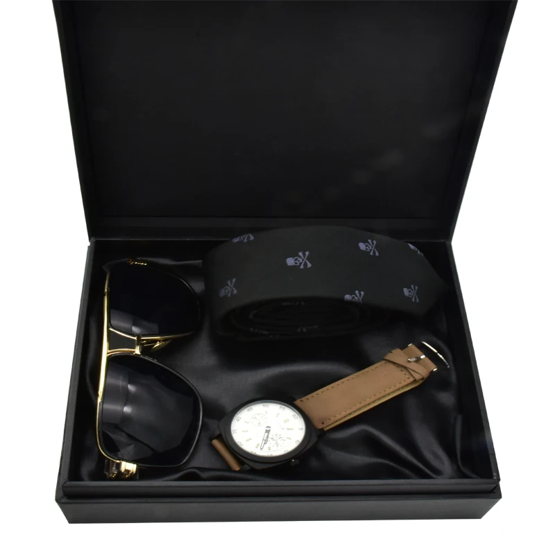 Men's Watch Gifts Set Tie Glasses Men Watches For Boyfriend Valentine's Day Gift Luxury Quartz Wrist Watch New year's Gifts
Men's Watch Gifts Set Tie Glasses Men Watches For Boyfriend Valentine's Day Gift Luxury Quartz Wrist Watch New year's Gifts