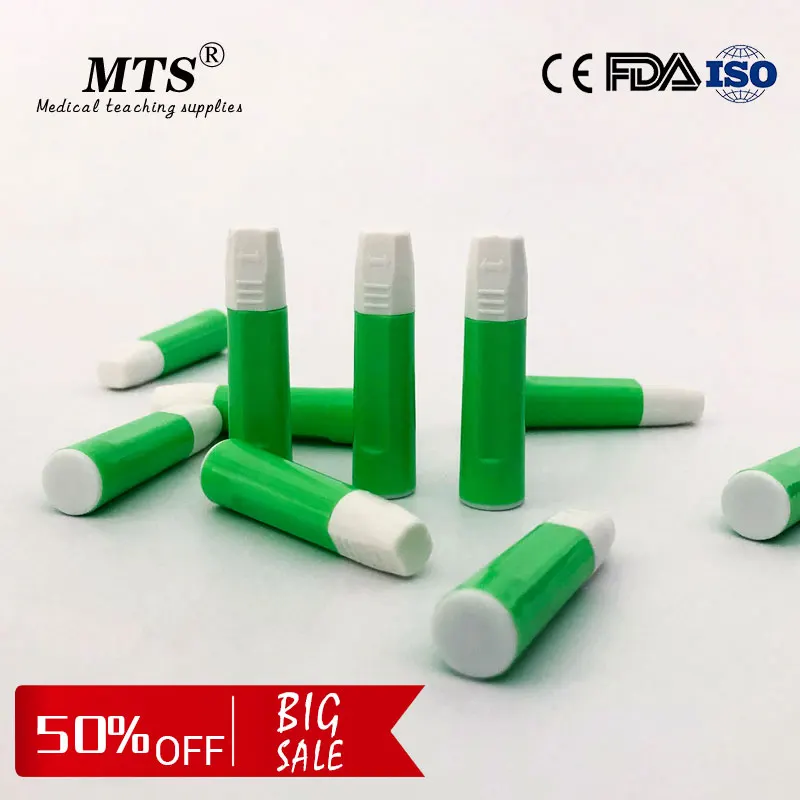 Disposable lancet Blood collection needle for Hospital blood test Collecting blood samples or Diabetics 50pcs/box light green
Disposable lancet Blood collection needle for Hospital blood test Collecting blood samples or Diabetics 50pcs/box light green