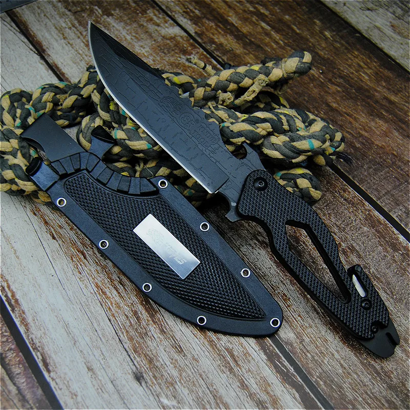 SR multi-functional black outdoor tactics straight diving straight diving straight outdoor rescue knife multi-functional wrench
SR multi-functional black outdoor tactics straight diving straight diving straight outdoor rescue knife multi-functional wrench