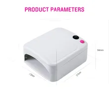 נייל אמנות ציוד כלי נייל מייבש 36 W מנורת UV אור מייבש ציפורניים מניקור ג 'ל עם טיימר כללים נייל קישוט Nov26(China)