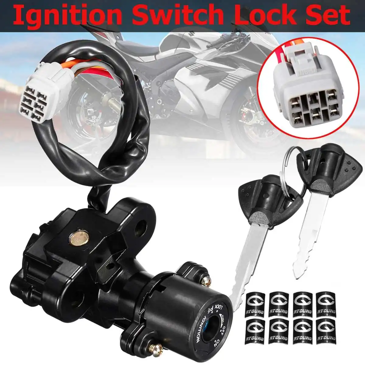 For Suzuki GSXR 600/750/1000 2005 2006 2007 2008 2009 2010 2011 2012 2013-2017 Ignition Switch Lock With 2 Keys
For Suzuki GSXR 600/750/1000 2005 2006 2007 2008 2009 2010 2011 2012 2013-2017 Ignition Switch Lock With 2 Keys