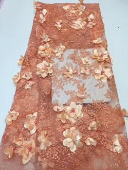 Nigerian Latest Lace Fabric In Grey Silver, High Quality 3D Flower Lace, Bridal Wedding Lace Fabrics RF402
Nigerian Latest Lace Fabric In Grey Silver, High Quality 3D Flower Lace, Bridal Wedding Lace Fabrics RF402