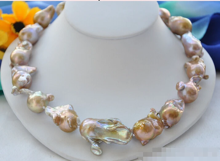 FREE SHIPPING * z5145 BIG 35mm lavender BAROQUE KESHI REBORN PEARL NECKLACE 19inch
FREE SHIPPING * z5145 BIG 35mm lavender BAROQUE KESHI REBORN PEARL NECKLACE 19inch
