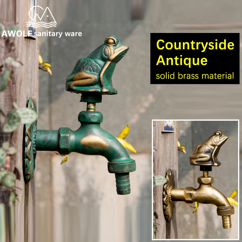 Outdoor Garden Faucet Mop Pool Faucet Art Antique Countryside Animal Shape Washing Machine Wall Mounted Cold Water Tap AF6138
Outdoor Garden Faucet Mop Pool Faucet Art Antique Countryside Animal Shape Washing Machine Wall Mounted Cold Water Tap AF6138