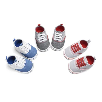 0-18M Newborn Baby First Walker Classic Elastic Band Fashion Denim Color Matching Baby Shoes
0-18M Newborn Baby First Walker Classic Elastic Band Fashion Denim Color Matching Baby Shoes