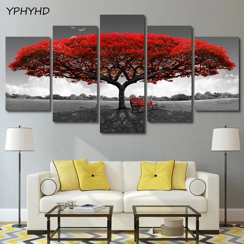 YPHYHD 5 Panel Home Decor Print Canvas Modern Painting Art Black White Background Mangrove Landscape Poster Wall Modular Picture
YPHYHD 5 Panel Home Decor Print Canvas Modern Painting Art Black White Background Mangrove Landscape Poster Wall Modular Picture