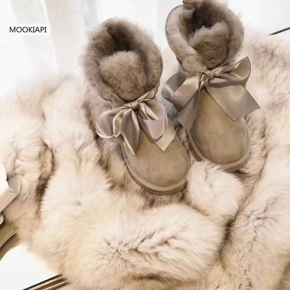 High-quality snow boots in Europe in 2019, real sheepskin, 100% natural wool, women shoes 5 colors Free Delivery
High-quality snow boots in Europe in 2019, real sheepskin, 100% natural wool, women shoes 5 colors Free Delivery