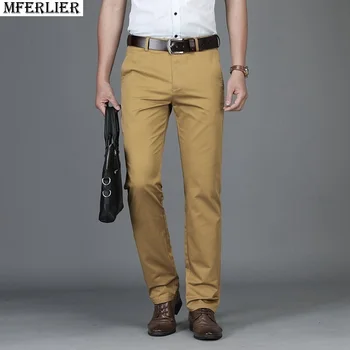 MFERLIER summer autumn men pants simple High Quality Cotton Straight Long Classic pants basic Business Casual Trousers Khaki new
MFERLIER summer autumn men pants simple High Quality Cotton Straight Long Classic pants basic Business Casual Trousers Khaki new