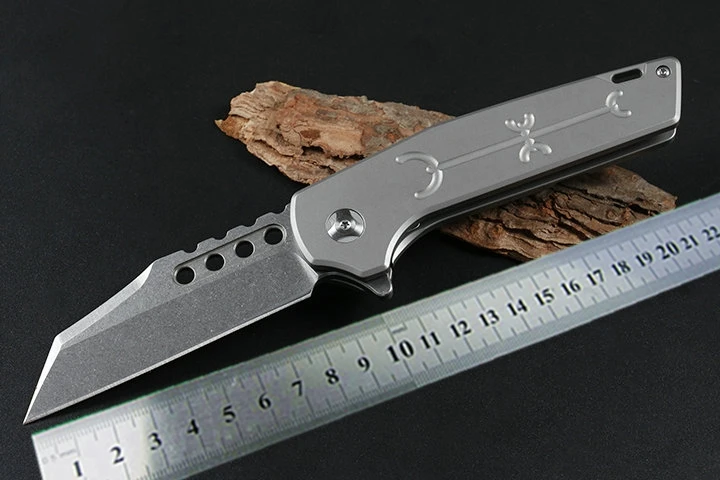 JA10 TC4 titanium alloy folding knife D2 blade camping hunting survival pocket knives flipper kitchen outdoor fishing EDC tools
JA10 TC4 titanium alloy folding knife D2 blade camping hunting survival pocket knives flipper kitchen outdoor fishing EDC tools