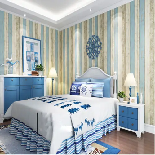Q QIHANG Simplicity Mediterranean Striped Style Non-woven Blue Cream Wallpaper 0.53m*10m=5.3m2
Q QIHANG Simplicity Mediterranean Striped Style Non-woven Blue Cream Wallpaper 0.53m*10m=5.3m2