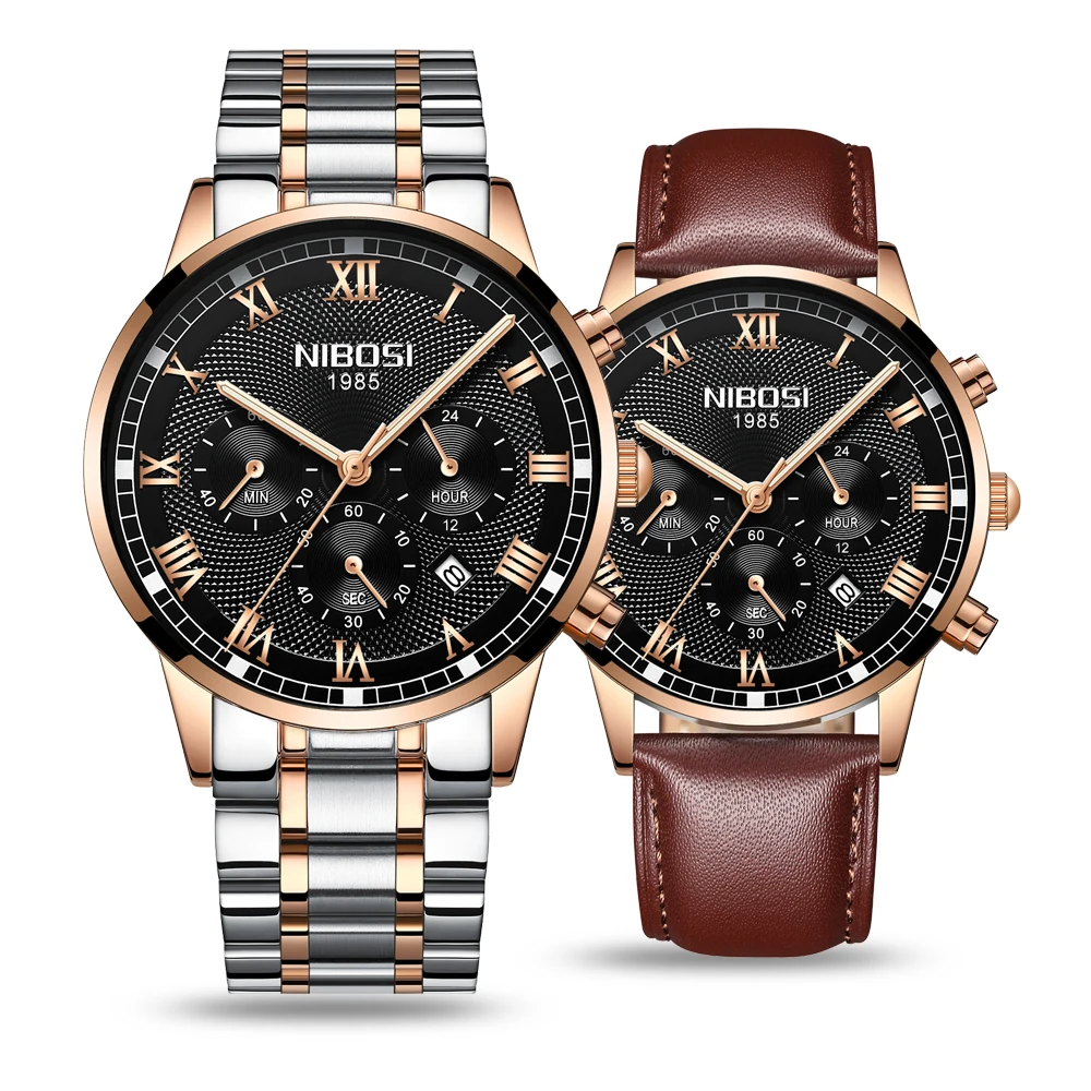 NIBOSI Set Luxury Brand Lover Watch Waterproof Watches Men Watches Women Couples Lovers Watches Wristwatches Relogio Feminino
NIBOSI Set Luxury Brand Lover Watch Waterproof Watches Men Watches Women Couples Lovers Watches Wristwatches Relogio Feminino