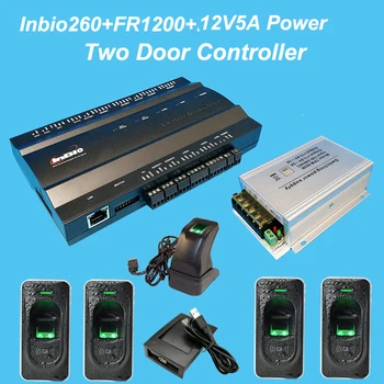 Two Door Controller fingerprint Access control System Kit+uninterrupted battery function Power+FR1200 Fingerprint Reader
Two Door Controller fingerprint Access control System Kit+uninterrupted battery function Power+FR1200 Fingerprint Reader