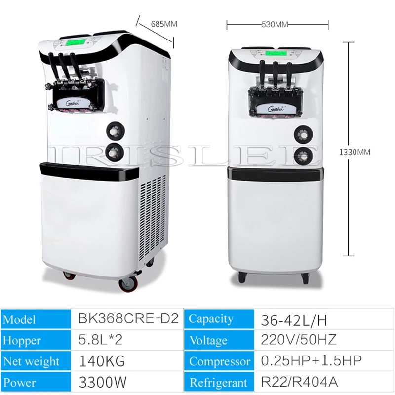 Big Three Flavors Soft Ice Cream Machine CE Prove /frozen yogurt Ice Cream Machine
Big Three Flavors Soft Ice Cream Machine CE Prove /frozen yogurt Ice Cream Machine