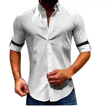 New Cotton Linen Summer Men Shirt Camisas Masculina Solid Button Turn-Down Collar Long Sleeve Slim Fit Retro Male Shirt Blouse
New Cotton Linen Summer Men Shirt Camisas Masculina Solid Button Turn-Down Collar Long Sleeve Slim Fit Retro Male Shirt Blouse