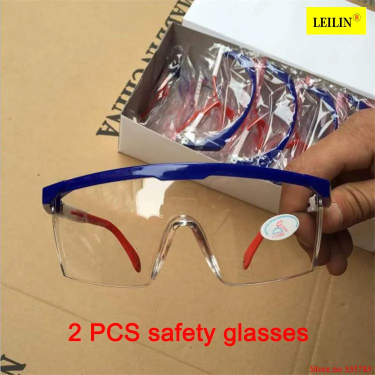 Высококачественные ударопрочные защитные очки из поликарбоната 2 шт.