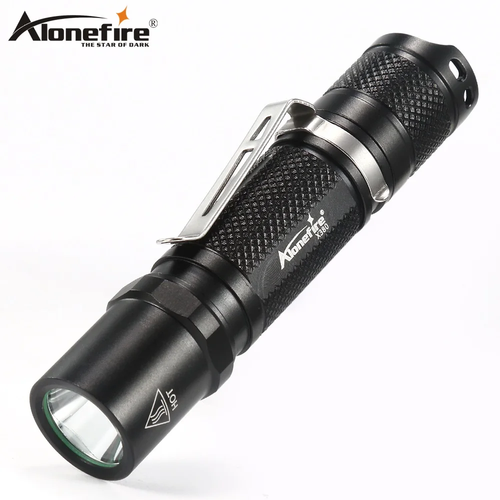 AloneFire X380 Led Flashlight 14500 Cree XPG2 High Power Flashlight Powerful Flashlight AA Waterproof lantern camping
AloneFire X380 Led Flashlight 14500 Cree XPG2 High Power Flashlight Powerful Flashlight AA Waterproof lantern camping