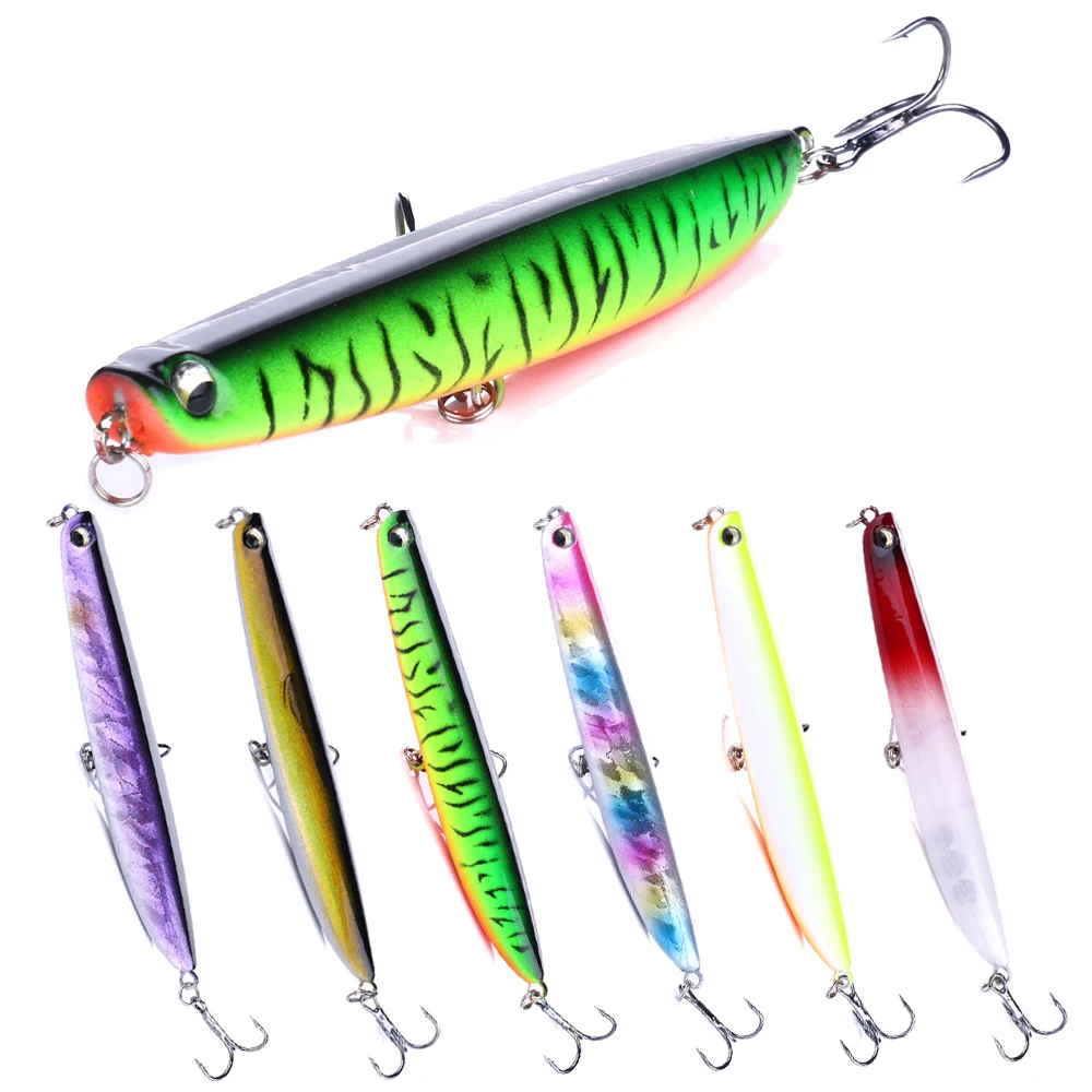 1PCS Topwater Floating Pencil Minnow Fishing Lure 12cm 18g Artificial Crankbait Surface Hooks Fishing Tackle
1PCS Topwater Floating Pencil Minnow Fishing Lure 12cm 18g Artificial Crankbait Surface Hooks Fishing Tackle