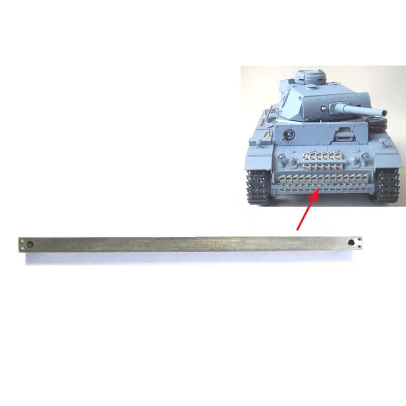 Mato Panzer rc parts front plate spare track metal mount for 1/16 1:16 RC Panzer III tank
Mato Panzer rc parts front plate spare track metal mount for 1/16 1:16 RC Panzer III tank