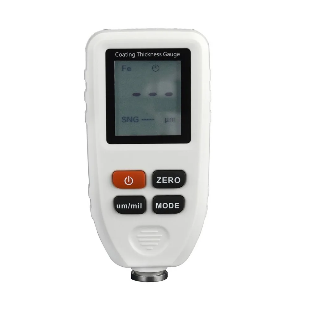 

TC100 Digital Thickness Gauge Coating Meter Car Thickness Meter Thickness Tester Measuring Range 0~1300um Backlight