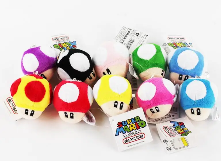 6CM Super Mario Bros Luigi Yoshi Toad Mushroom Mushrooms plush Keychain Anime Action Figures Toys for kids brithday gifts
6CM Super Mario Bros Luigi Yoshi Toad Mushroom Mushrooms plush Keychain Anime Action Figures Toys for kids brithday gifts