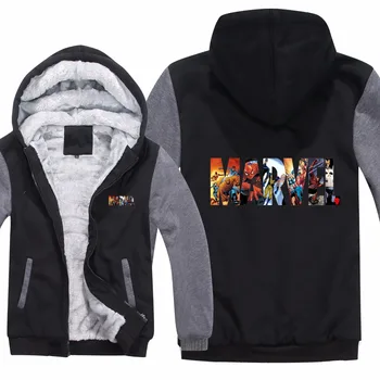 Marvel Hoodies Jacket Winter Men Casual Wool Liner Fleece Super Heroes Marvel Sweatshirts Pullover Man Coat
Marvel Hoodies Jacket Winter Men Casual Wool Liner Fleece Super Heroes Marvel Sweatshirts Pullover Man Coat