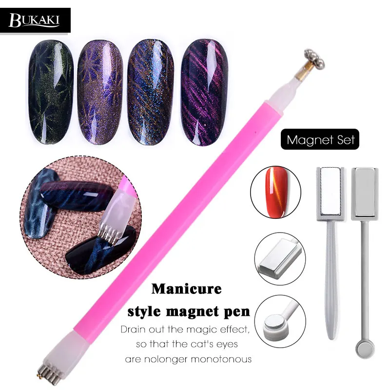 BUKAKI 1pcs 3D Magnetic Cats Eyes Stick Dual-ended Nail Art Magnet Flower Stripe Grid Effect Strong Magnetic Pen Nail Tools
BUKAKI 1pcs 3D Magnetic Cats Eyes Stick Dual-ended Nail Art Magnet Flower Stripe Grid Effect Strong Magnetic Pen Nail Tools