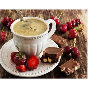 RIHE Strawberry Coffee Paint by Number Kits for Adults, Acrylic Paint ,Wall Art Picture, Painting by Numbers on Canvas 16x20inch
RIHE Strawberry Coffee Paint by Number Kits for Adults, Acrylic Paint ,Wall Art Picture, Painting by Numbers on Canvas 16x20inch