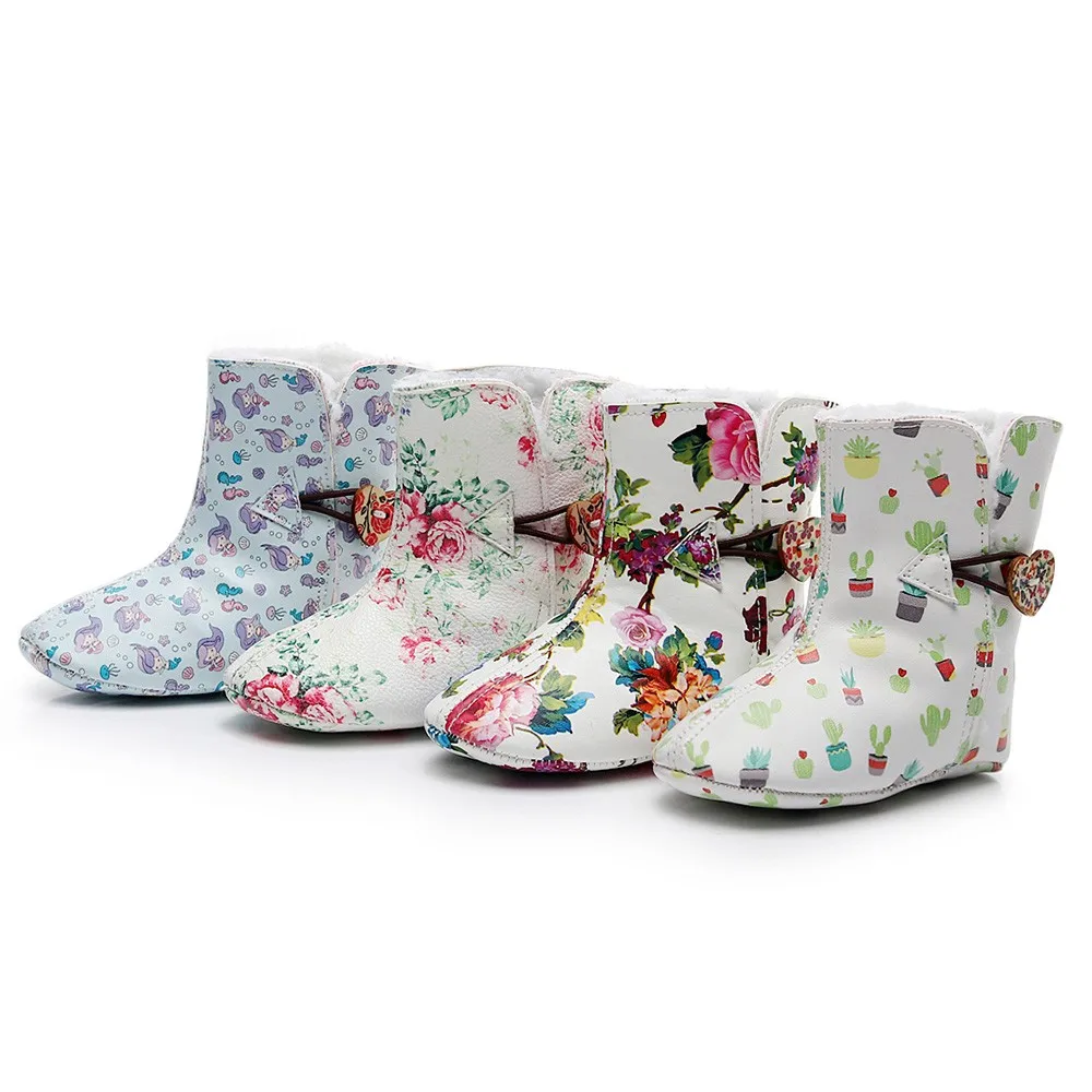 Winter Thick Warm Plush Baby Boot Newborn Baby Boys Girls PU Leather Moccasins Infant Toddler Shoes Girls Fashion Floral Shoes
Winter Thick Warm Plush Baby Boot Newborn Baby Boys Girls PU Leather Moccasins Infant Toddler Shoes Girls Fashion Floral Shoes