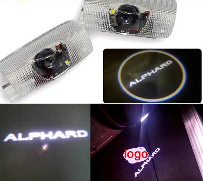 2x car door courtesy light ghost shadow welcome light logo projector emblem For ALPHARD 30 Series, 20 Series
2x car door courtesy light ghost shadow welcome light logo projector emblem For ALPHARD 30 Series, 20 Series
