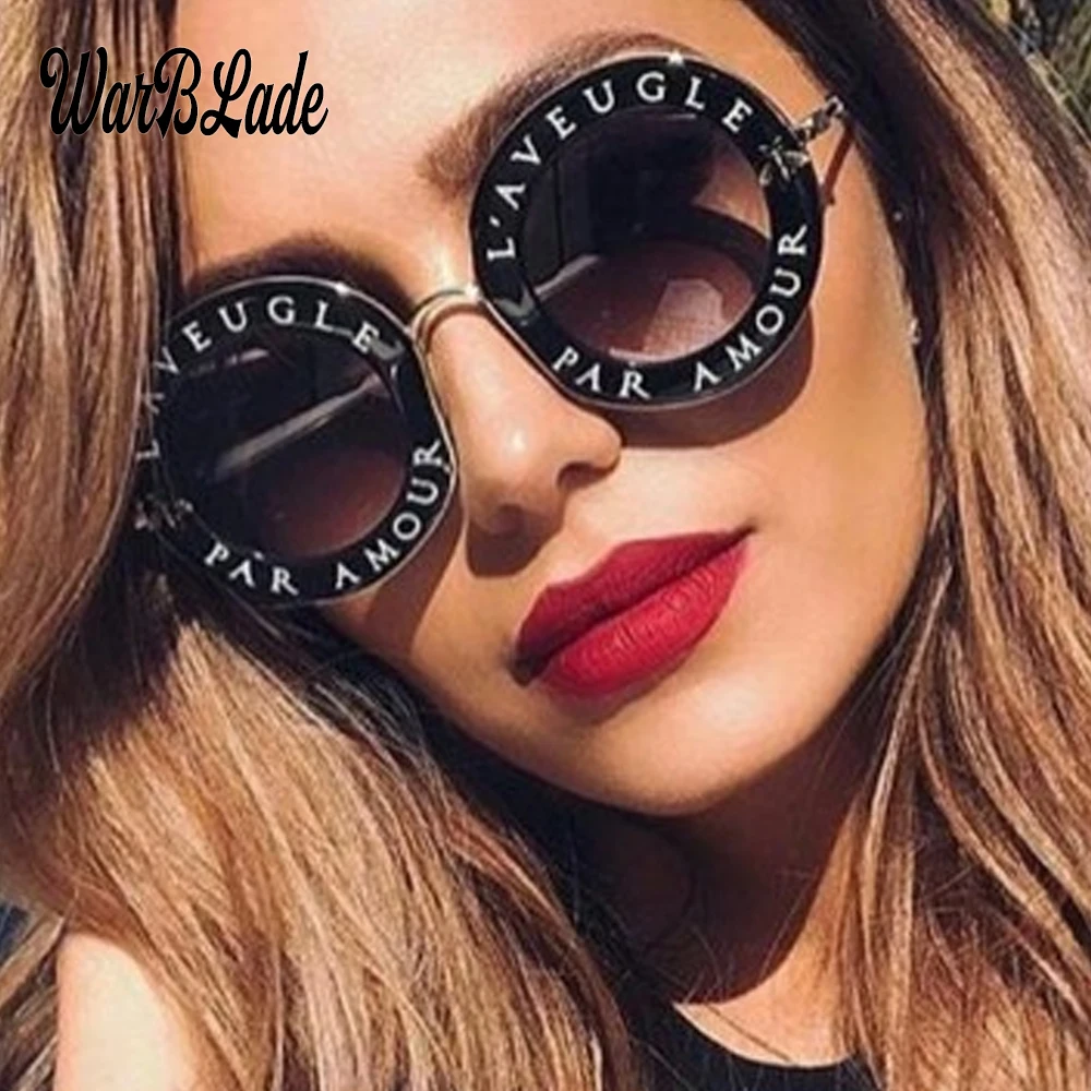Brand Letters Round Sunglasses Women Fashion Bees decoration Sun Glasses Men 2017 New Hot Oculos Unisex Eyewear UV400 WarBLade
Brand Letters Round Sunglasses Women Fashion Bees decoration Sun Glasses Men 2017 New Hot Oculos Unisex Eyewear UV400 WarBLade
