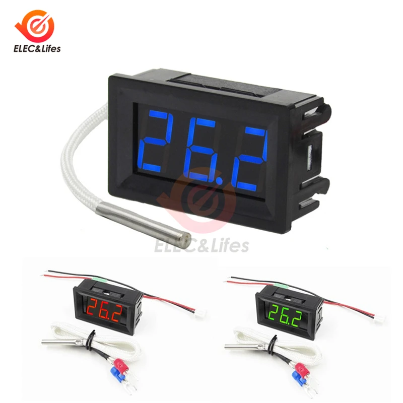 XH-B310 Industrial Digital Thermometer K-type High Temperature Sensor Thermocouple thermometer DC 12V Measuring -30~800 Celsius
XH-B310 Industrial Digital Thermometer K-type High Temperature Sensor Thermocouple thermometer DC 12V Measuring -30~800 Celsius