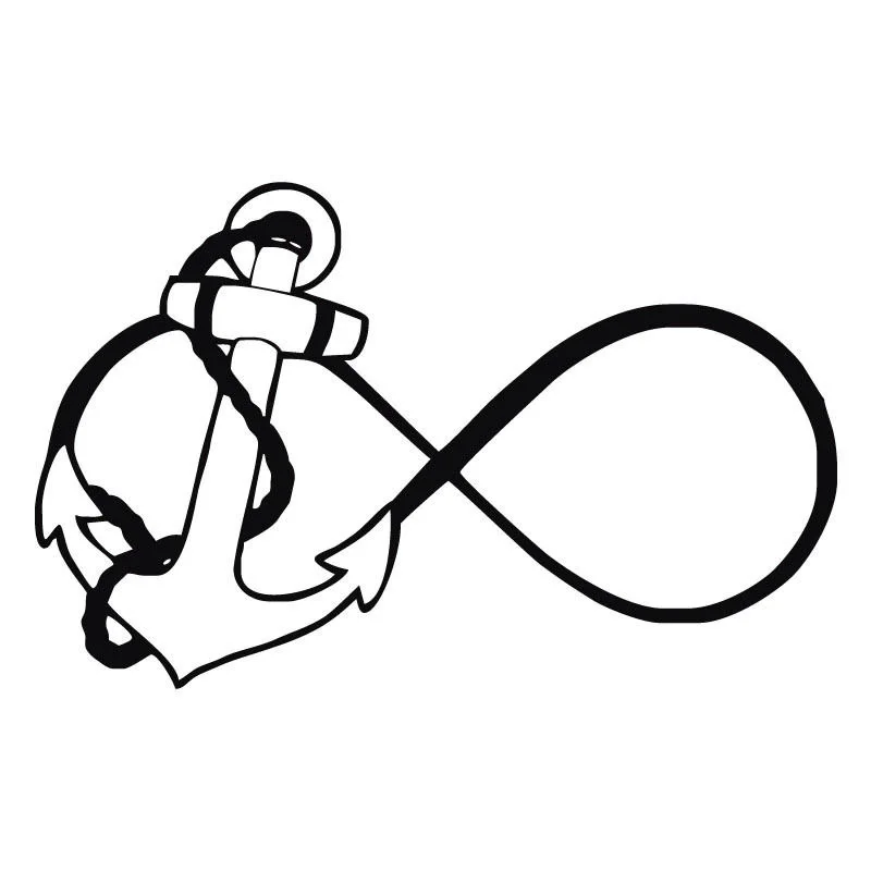 14cm*8.9cm Infinity Symbol Boat Anchor Vinyl Car Styling Car Sticker Black/Silver S3-5005
14cm*8.9cm Infinity Symbol Boat Anchor Vinyl Car Styling Car Sticker Black/Silver S3-5005
