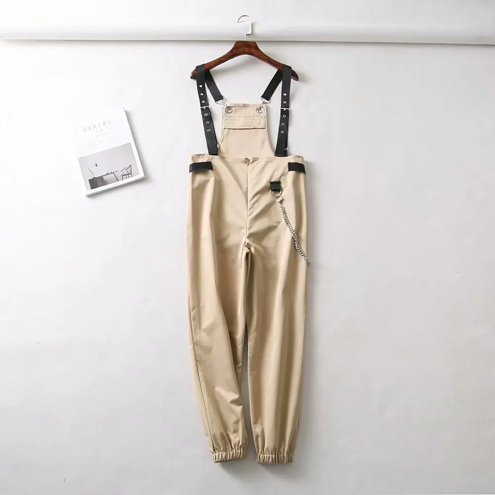 Khaki Ankle-length Overalls Black Adjustable Straps Fashion Chic Women's Backless Jumpsuit Summer Autumn Pants Romper
Khaki Ankle-length Overalls Black Adjustable Straps Fashion Chic Women's Backless Jumpsuit Summer Autumn Pants Romper