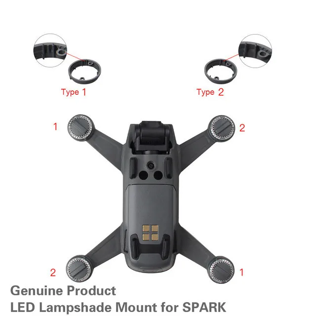 Original 1 pair LED Shade Lampshade Shell Mount Repair Parts for DJI SPARK Drone Accessories
Original 1 pair LED Shade Lampshade Shell Mount Repair Parts for DJI SPARK Drone Accessories