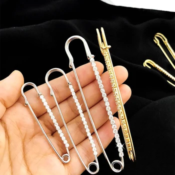 OBN 10cm Vintage Decorative Extra Large Safety Pins broach Brooch For Women sweater cardigan clip buckles
OBN 10cm Vintage Decorative Extra Large Safety Pins broach Brooch For Women sweater cardigan clip buckles