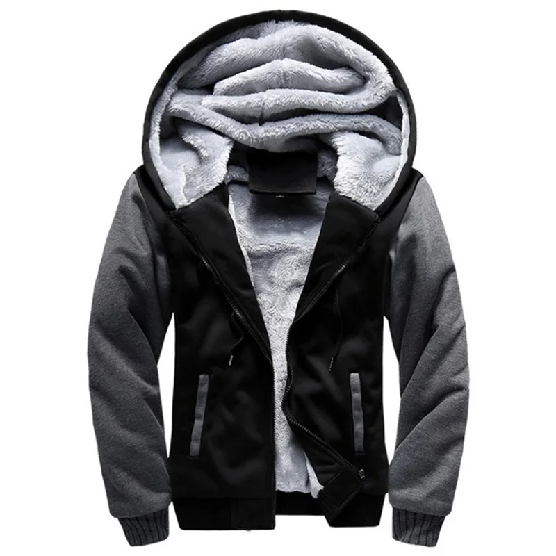2019 New Men Jacket Winter Thick Warm Fleece Zipper Men Jacket Coat Sportwear Male Streetwear Winter Jacket Men 4XL5XL
2019 New Men Jacket Winter Thick Warm Fleece Zipper Men Jacket Coat Sportwear Male Streetwear Winter Jacket Men 4XL5XL