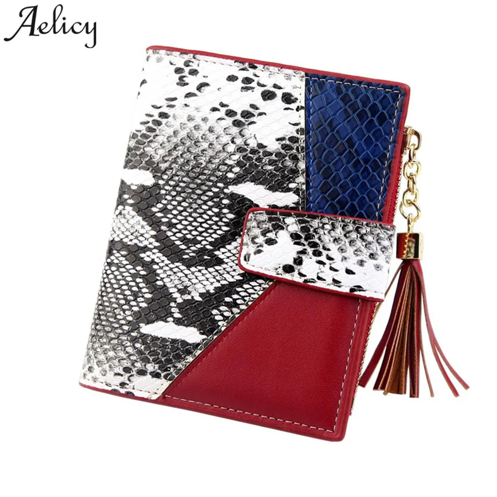 Aelicy Bag Vintage Women Leopard Print Hot Color Coin Wallets Girls Lady Artificial leather Snake Print Fashion Tassel Wallet
Aelicy Bag Vintage Women Leopard Print Hot Color Coin Wallets Girls Lady Artificial leather Snake Print Fashion Tassel Wallet