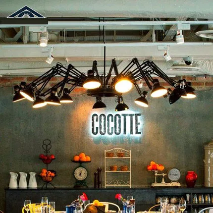 Retro Vintage Black White Spider Pendant Lamps E27 G80 AC 110/220V Loft Lights Pendant Light hanging lights for home decor
Retro Vintage Black White Spider Pendant Lamps E27 G80 AC 110/220V Loft Lights Pendant Light hanging lights for home decor