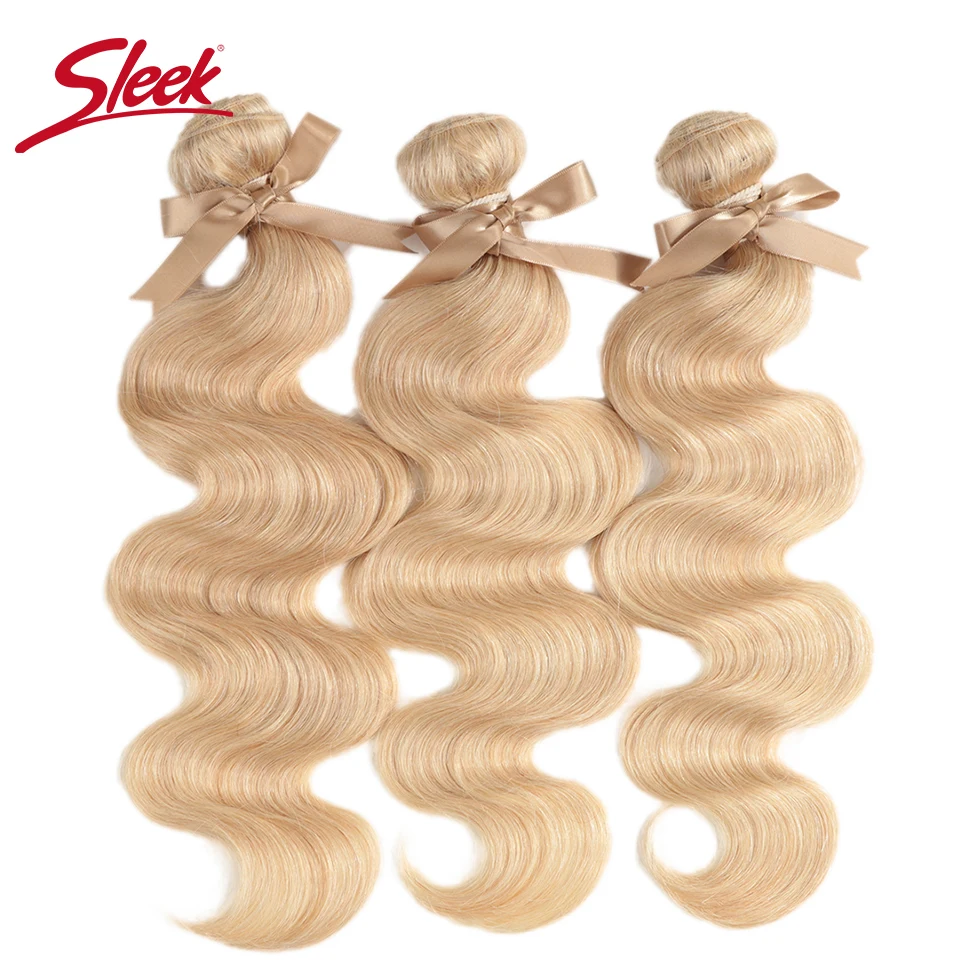Sleek Remy Brazilian Body Wave Human Hair Weave Bundles 10 To 26 Inches Hair Extension Honey Blonde P27/613 Color Hair Weave
Sleek Remy Brazilian Body Wave Human Hair Weave Bundles 10 To 26 Inches Hair Extension Honey Blonde P27/613 Color Hair Weave